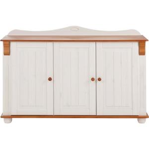 Home affaire Dressoir ADELE 3-deurs, breedte 130 cm, van massief grenen