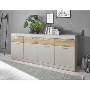 INOSIGN Dressoir SCARA met applicatie tineiken decor, breedte 200 cm, met soft-closefunctie