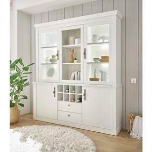 Home affaire Buffet "RAVENNA", im romantischen Landhausstil, Griffe aus Metall, Höhe 207 cm