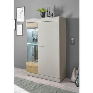 INOSIGN Vitrine "SCARA", mit Applikation Zinneiche Dekor, Breite 90 cm, mit Softclose-Funktion