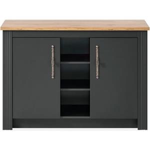 Home affaire Spülenschrank "Westminster", im romantischen Landhausstil, Breite 130 cm