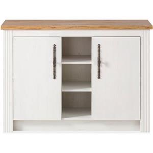 Home affaire Spülenschrank "Westminster", im romantischen Landhausstil, Breite 130 cm