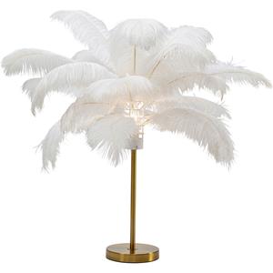 Tafellamp Feather Palm White 60cm