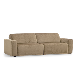 Prominent 2,5-Zitsbank Brooklyn Beige Stof