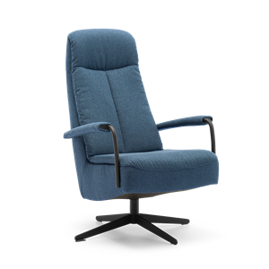 Prominent Draaifauteuil C-104 Blauw Stof