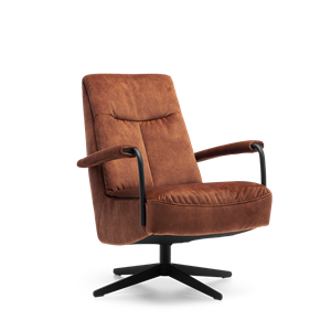 Prominent Draaifauteuil C-104 Bruin Stof