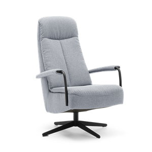 Prominent Draaifauteuil C-104 Lichtgrijs Stof