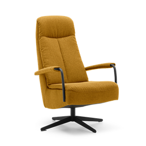 Prominent Draaifauteuil C-104 Donkergeel Stof