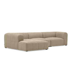 Prominent Modulaire Hoekbank Honolulu Lichtbruin Stof