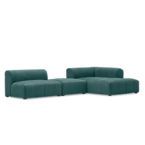 Prominent Modulaire Bank Honolulu Blauw Stof