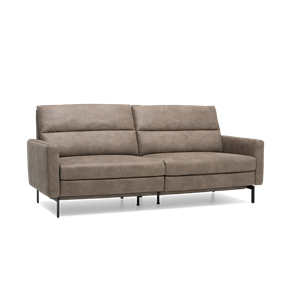 Prominent Relaxbank 2,5-Zits T-502 Donkerbruin Stof