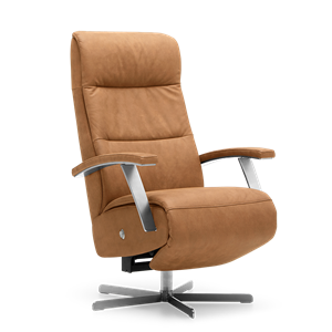 Prominent Relaxstoel S-100 Cognac Leer