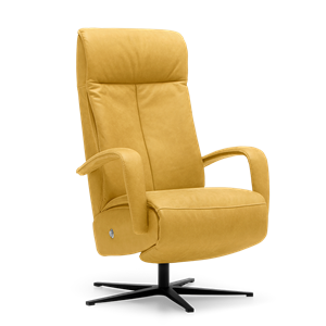 Prominent Relaxstoel S-100 Geel Leer