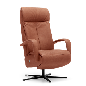 Prominent Relaxstoel S-100 Bruin Leer