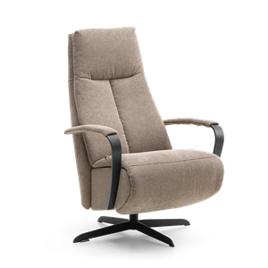 Prominent Relaxstoel J-102 Lichtbruin Stof