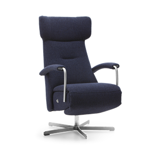 Prominent Relaxstoel C-102 Blauw Stof