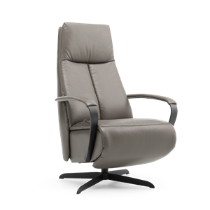 Prominent Relaxstoel J-102 Grijs Leer