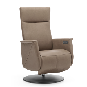Prominent Relaxstoel Toscana Lichtbruin Leer