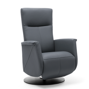 Prominent Relaxstoel Toscana Donkerblauw Leer