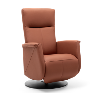 Prominent Relaxstoel Toscana Donkerrood Leer