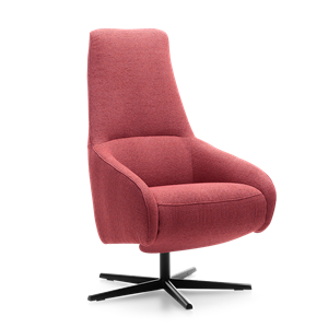 Prominent Relaxstoel A-100 Roze Stof