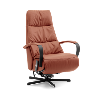 Prominent Relaxstoel E-100 Cognacbruin Stof