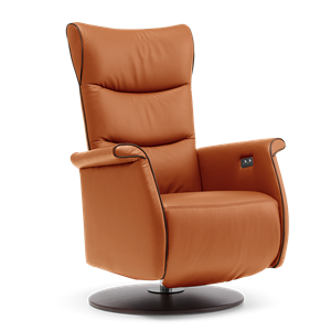 Prominent Relaxstoel Wilson Cognac Leer