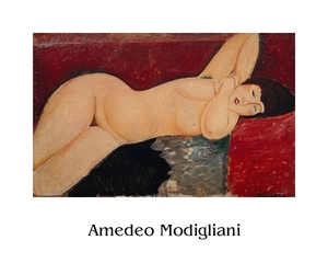 PGM Kunstdruk Amedeo Modigliani Liegender Akt ll 50x40cm