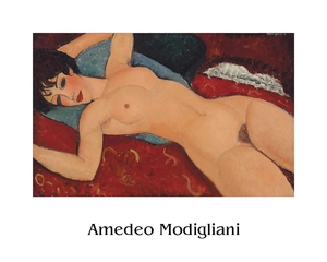 PGM Kunstdruk Amedeo Modigliani Liegender Akt l 50x40cm