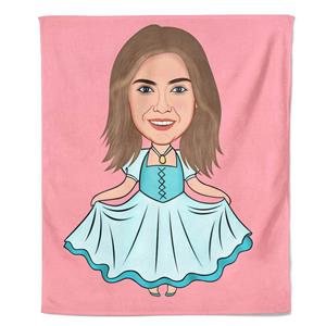 PillowBuddies Cartoon Fleecedeken Princes