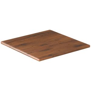 Topalit Tafelblad Werzalit  vierkant 60 x 60 cm; 60x60 cm (LxB); eiken/tabak gebeitst; vierkant