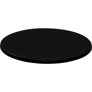 Topalit Tafelblad Werzalit  80 cm; 80 cm (Ø); zwart; rond