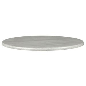 Topalit Tafelblad Werzalit  rond 80 cm; 80 cm (Ø); vintage wit; rond