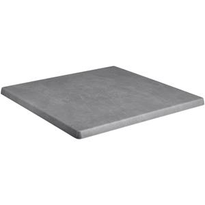 Topalit Tafelblad Werzalit  vierkant 70 x 70 cm; 70x70 cm (LxB); beton; vierkant