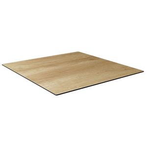 Vega Tafelblad Compact LIFT vierkant; 80x80 cm (LxB); eiken/naturel; vierkant
