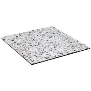 Vega Tafelblad Compact LIFT vierkant; 80x80 cm (LxB); terrazzo; vierkant