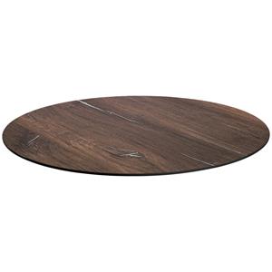 Vega Compact tafelblad Lift rond; 60 cm (Ø); donkerbruin; rond