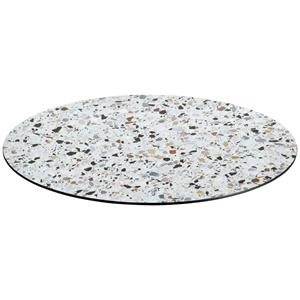 Vega Compact tafelblad Lift rond; 80 cm (Ø); terrazzo; rond