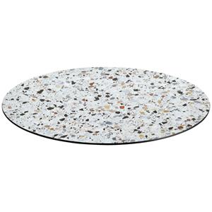 Vega Compact tafelblad Lift rond; 80 cm (Ø); terrazzo; rond