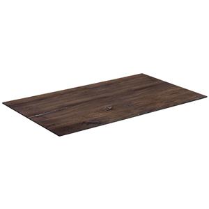Vega Compact tafelblad Lift rechthoekig; 130x80 cm (LxB); donkerbruin; rechthoekig