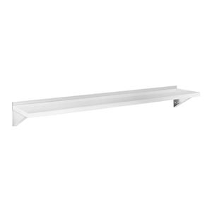 Royal Catering Wandplank - RVS - 180x40 cm - tot 80 kg - 