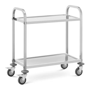 Serveerwagen - 2 planken - 95x50 cm - 64 kg - 