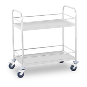 Royal Catering Serveerwagen - 2 planken - tot 100 kg - ronde buis - voor dranken