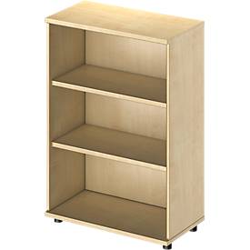 Schäfer Shop Genius open kast TETRIS WOOD, 3 OH, hoogte incl. glijders, B 800 mm, ahorn decor