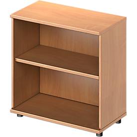 Schäfer Shop Genius Schäfer Shopplank Genius TETRIS WOOD, 2 HC, hoogte met glijders, L 800 mm, beuken afwerking