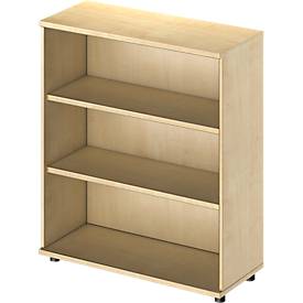 Schäfer Shop Genius open kast TETRIS WOOD, 3 OH, hoogte incl. glijders, B 1000 mm, ahorn decor