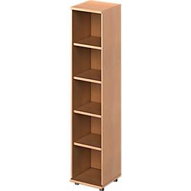 Schäfer Shop Genius open kast TETRIS WOOD, 5 OH, hoogte incl. glijders, B 400 mm, beuken afwerking