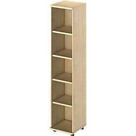 Schäfer Shop Genius open kast TETRIS WOOD, 5 OH, hoogte incl. glijders, B 400 mm, ahorn decor