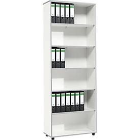 Schäfer Shop Select Schäfer Shop  Select Open kast MOXXO IQ, hout, 6 vakken, 6 ordnerhoogten, B 801 x D 362 x H 2168 mm, wit