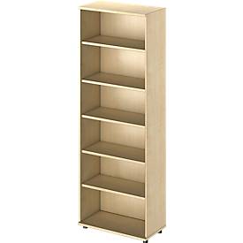 Schäfer Shop Genius open kast TETRIS WOOD, 6 OH, hoogte incl. glijders, B 800 mm, ahorn decor